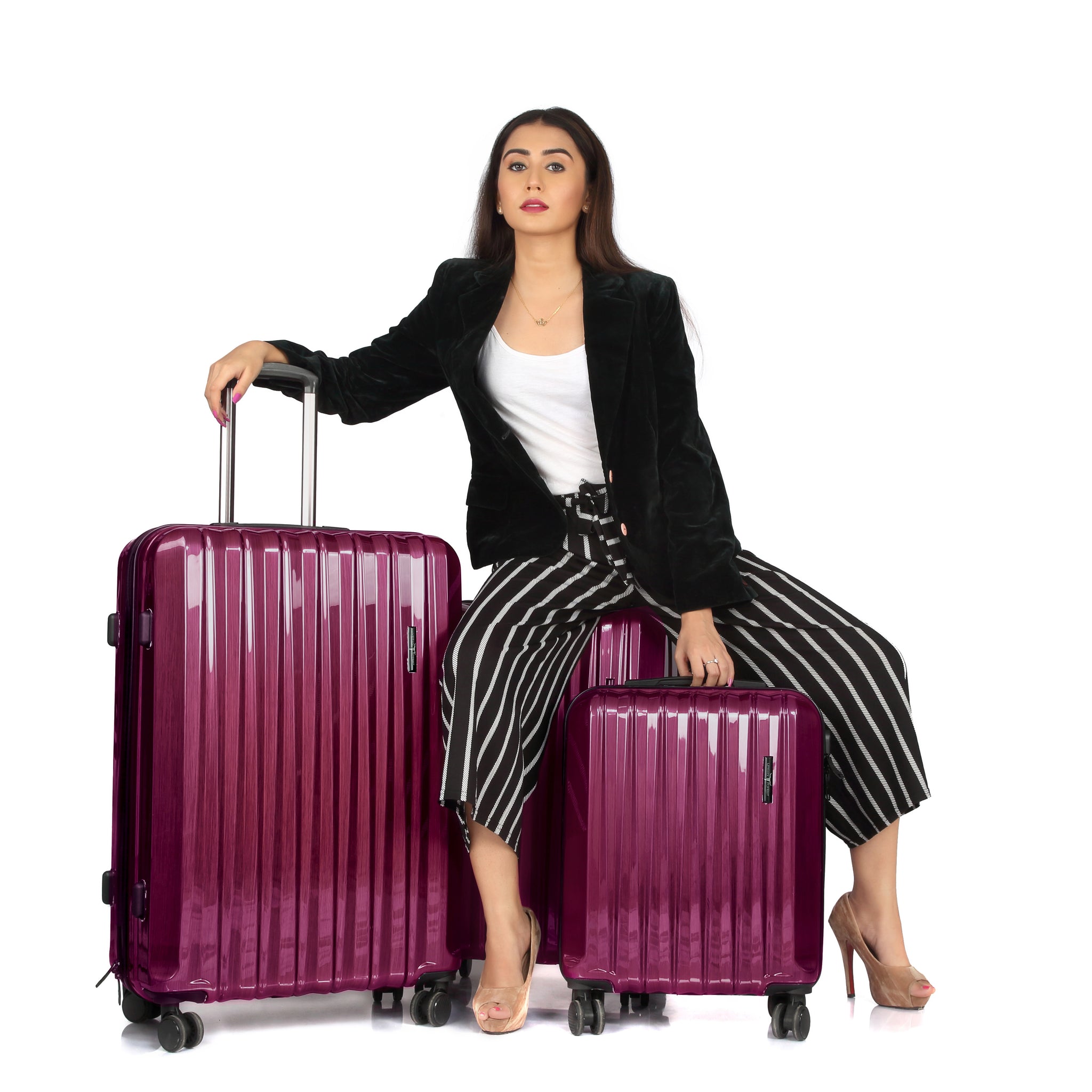 URBAN FOREST Orion Hard-sided 55Cm, 67Cm And 78Cm Carry-On Trolley Luggage Set