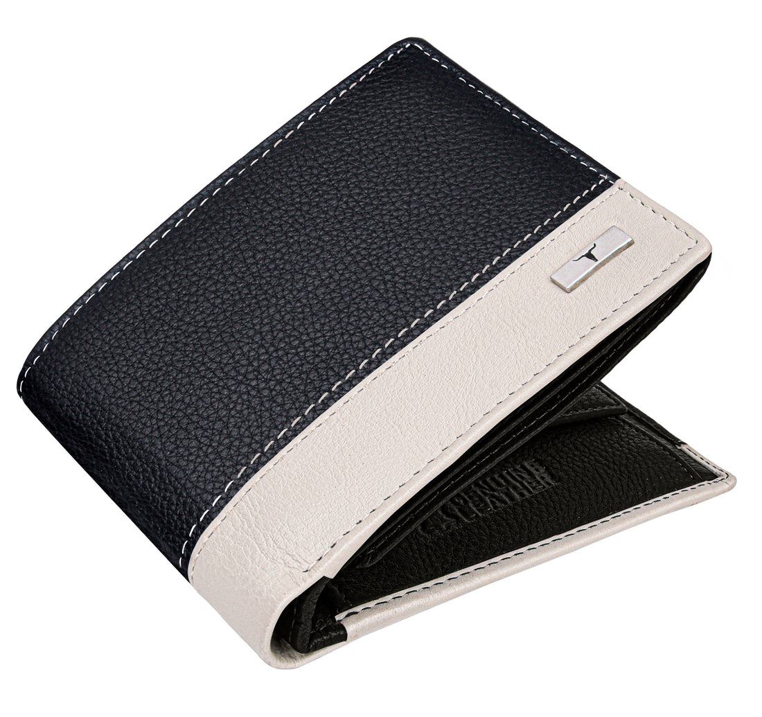 URBAN FOREST Smith Leather Wallet & Reversible Leather Belt Combo Gift Set for Men