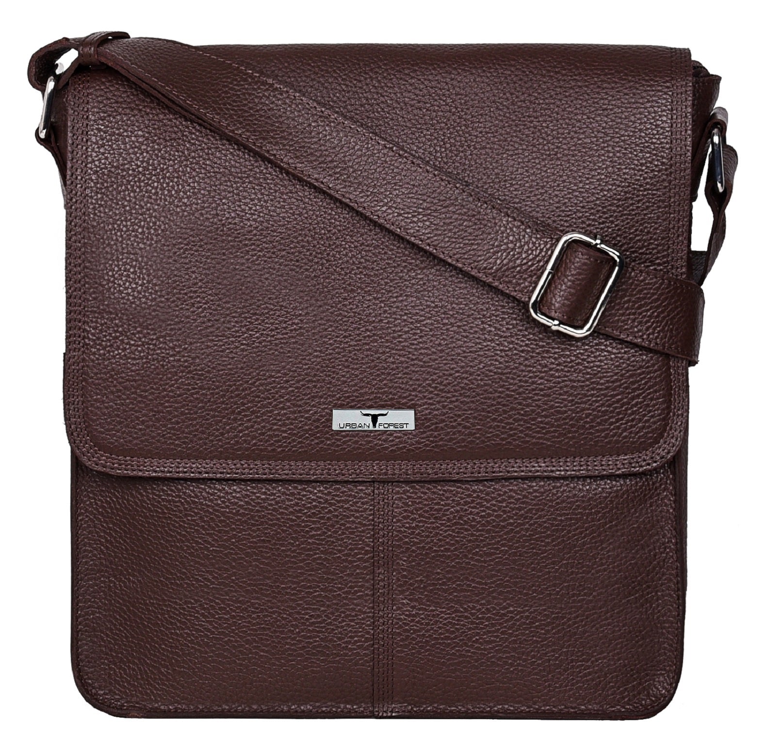 URBAN FOREST Zack Leather Messenger Bag for Men