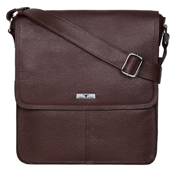 URBAN FOREST Zack Leather Messenger Bag for Men