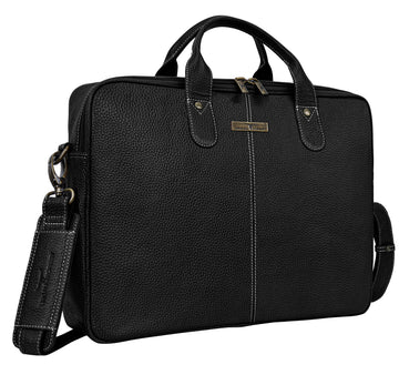 URBAN FOREST Jack Leather Laptop/Messenger Bag for Men