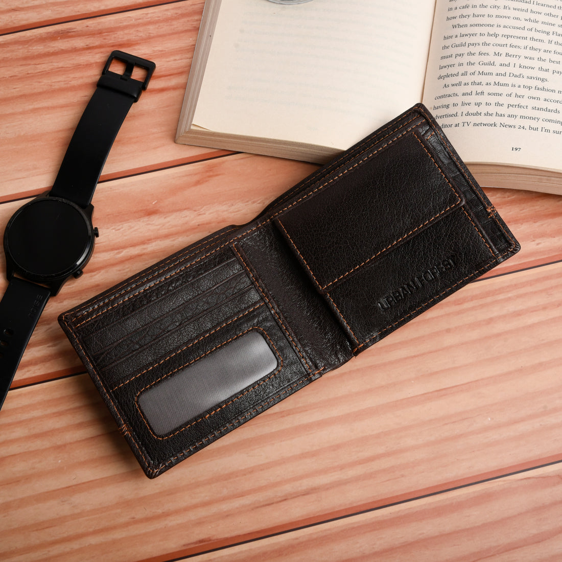 Urban Forest Max Genuine Leather Wallet for Men – Slim & RFID Protected