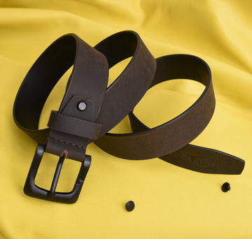 URBAN FOREST Casual Leather Belt for Men - 8020