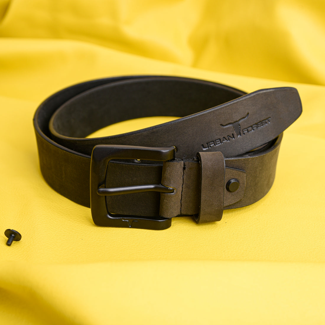 URBAN FOREST Casual Leather Belt for Men - 8001