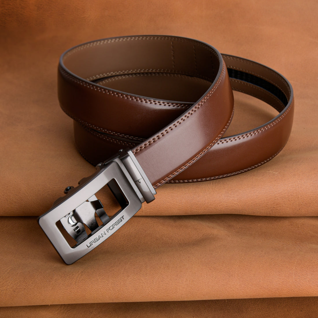 URBAN FOREST Rolf Formal Leather Belt for Men
