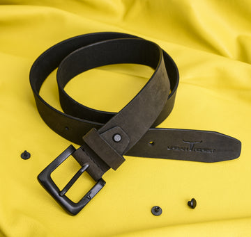 URBAN FOREST Casual Leather Belt for Men - 8001