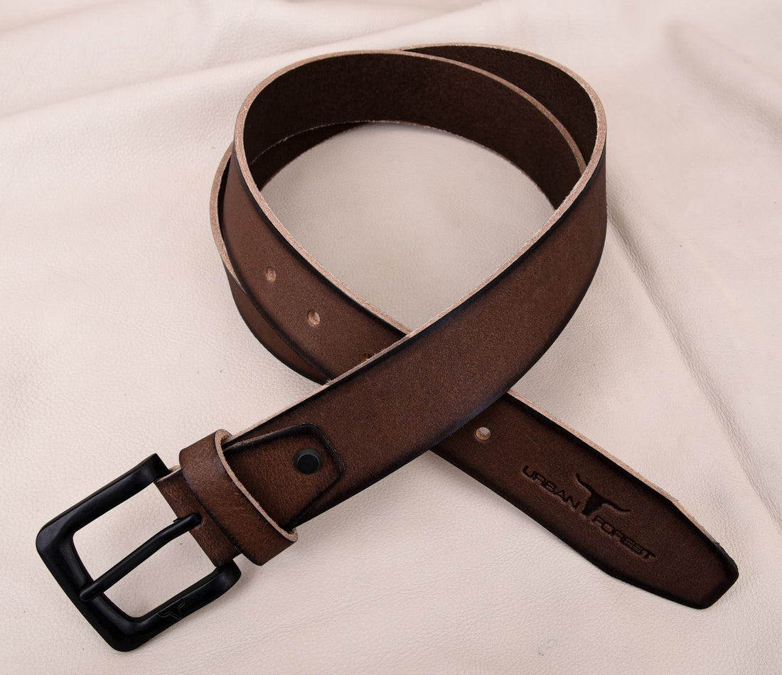 URBAN FOREST Ben Casual Leather Belt for Men