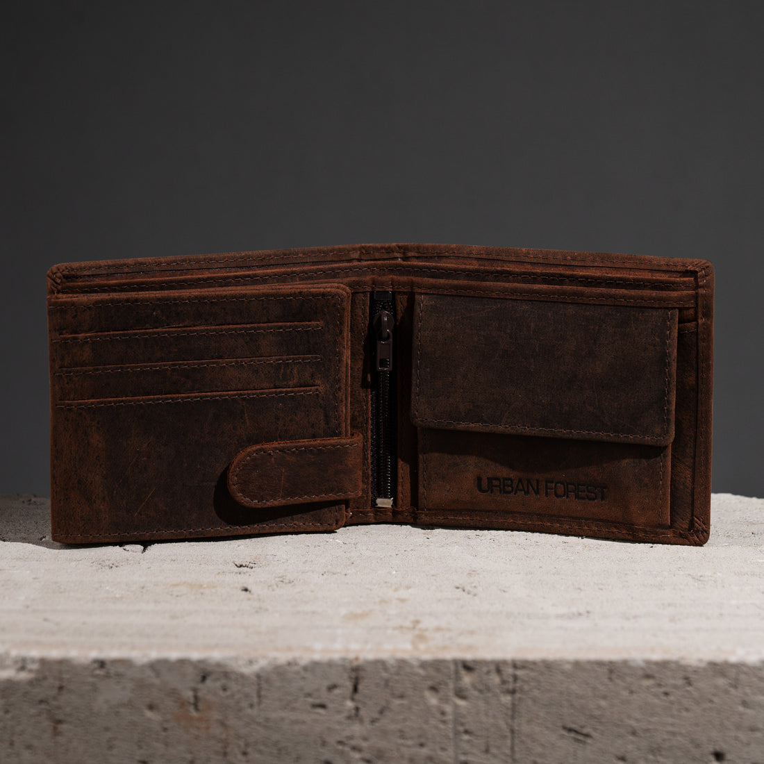 URBAN FOREST Zeus Leather Wallet for Men