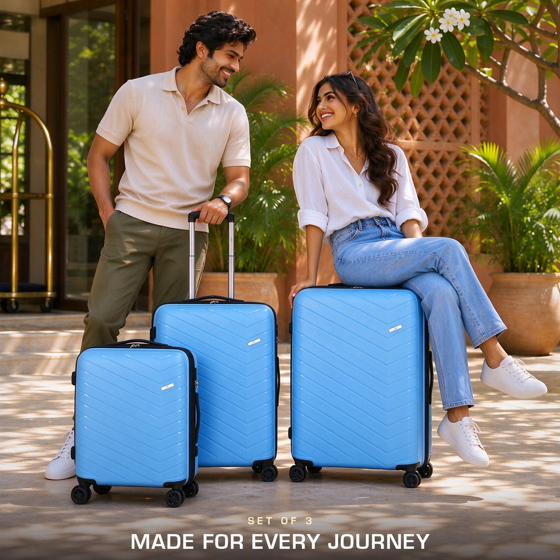 URBAN FOREST Octans Hard-sided 55cm, 67cm And 78cm Carry-On Trolley Luggage
