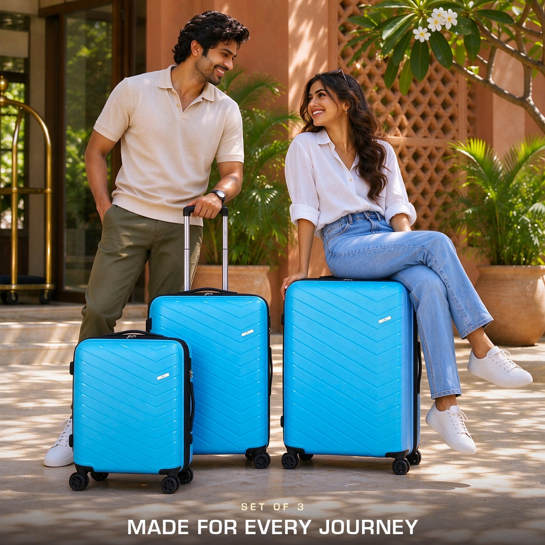 URBAN FOREST Octans Hard-sided 55cm, 67cm And 78cm Carry-On Trolley Luggage