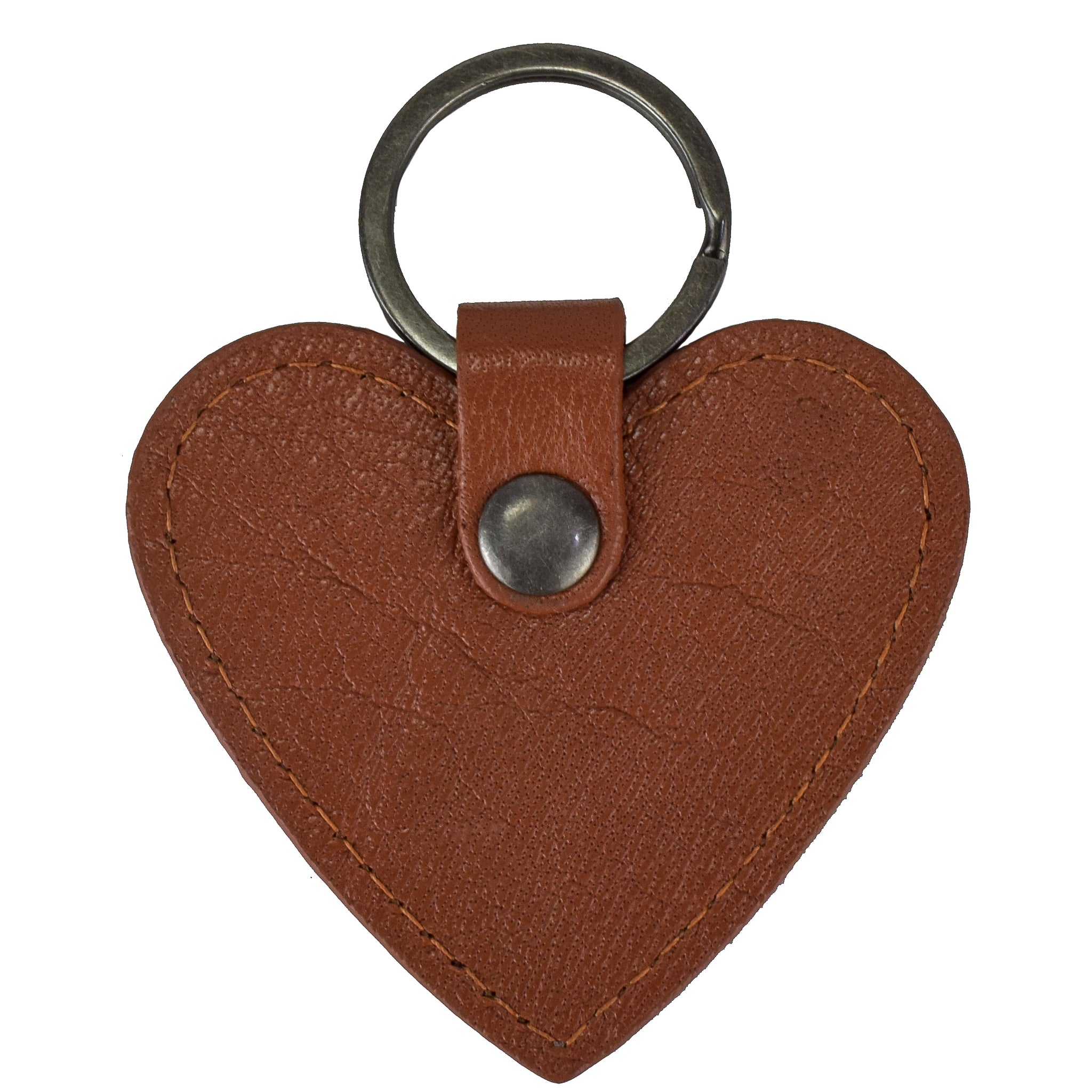 URBAN FOREST Heart Shaped Cognac Keychain